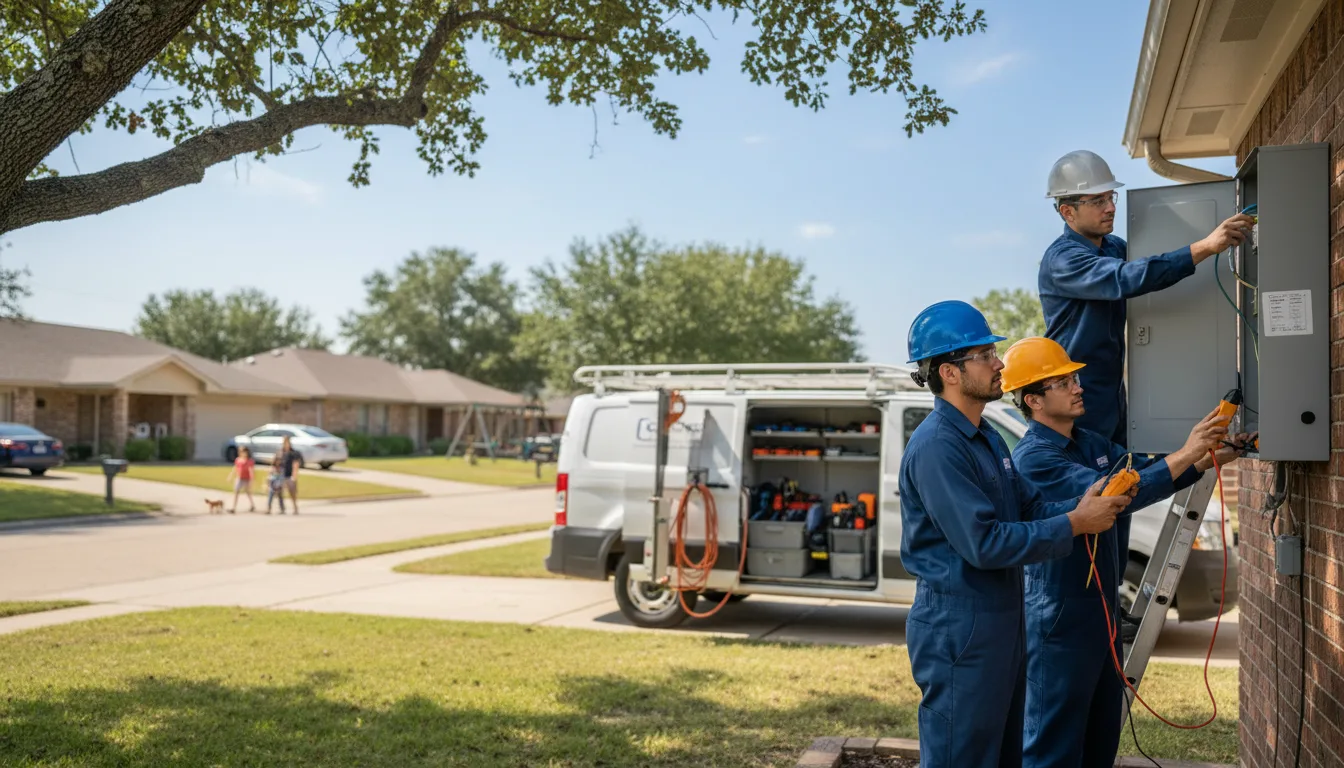 Certified electrician providing emergency electrical services in Lentner, MO